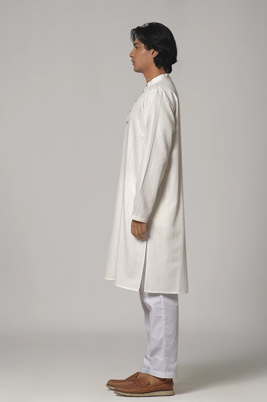 Men's Panjabi(RR-MP1224-16A)White