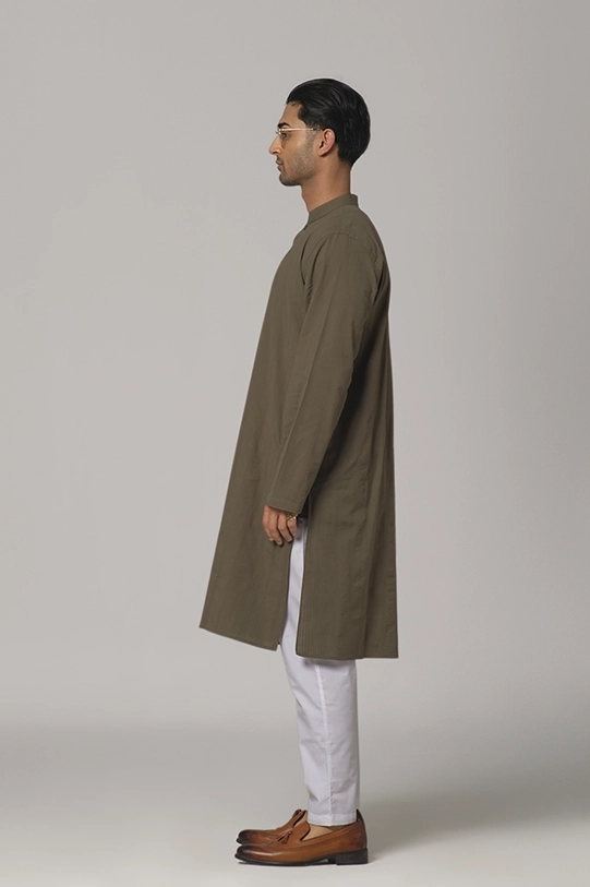 Men's Panjabi(RR-MP1224-16C)Olive