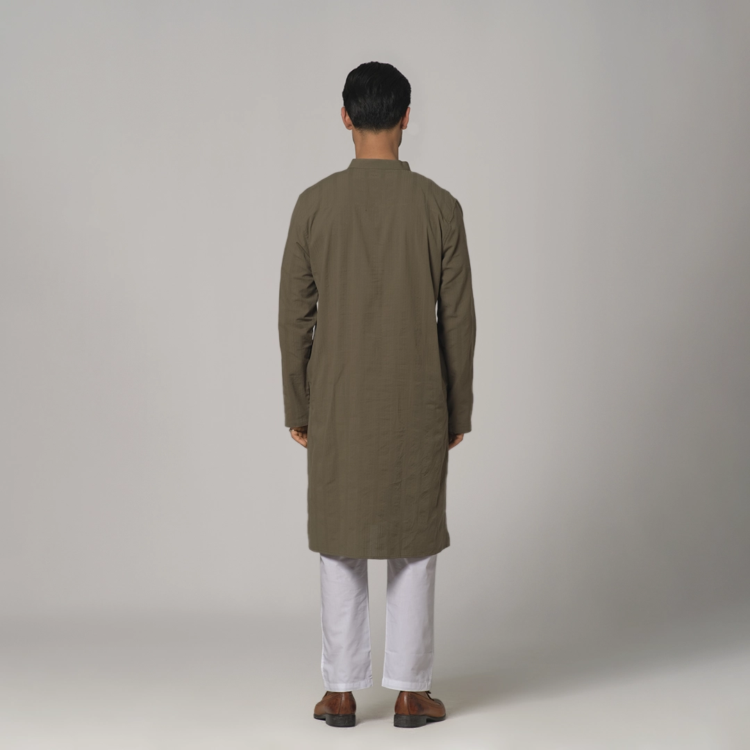 Men's Panjabi(RR-MP1224-16C)Olive