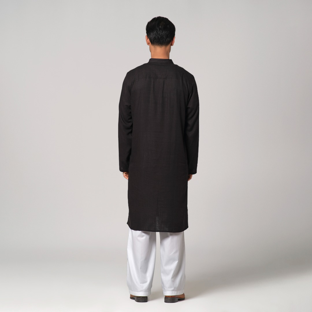 Men's Panjabi(RR-MP1224-01B)Black